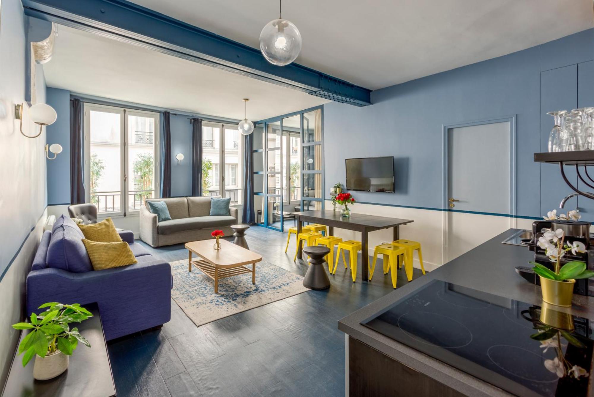 Luxury 3 Bedroom 2 Bathroom Family Loft In Central Paris Eksteriør bilde